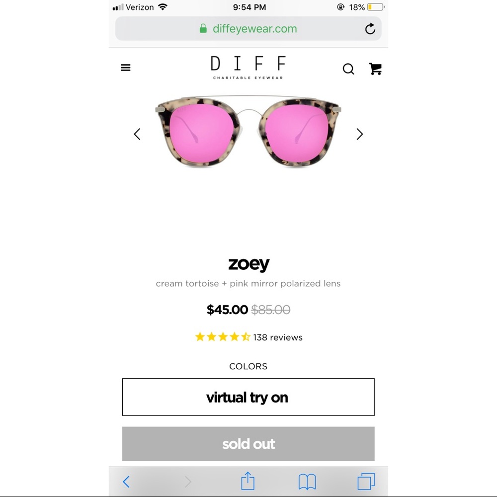 Diff sunglasses